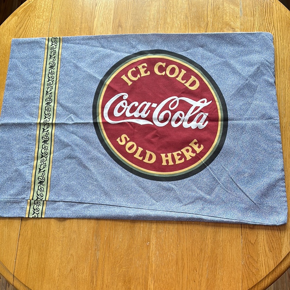 Vintage Coca-Cola pillow case